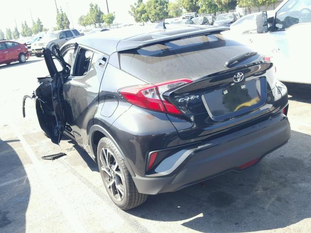 JTNKHMBX8J1005540 - 2018 TOYOTA C-HR XLE BLACK photo 3