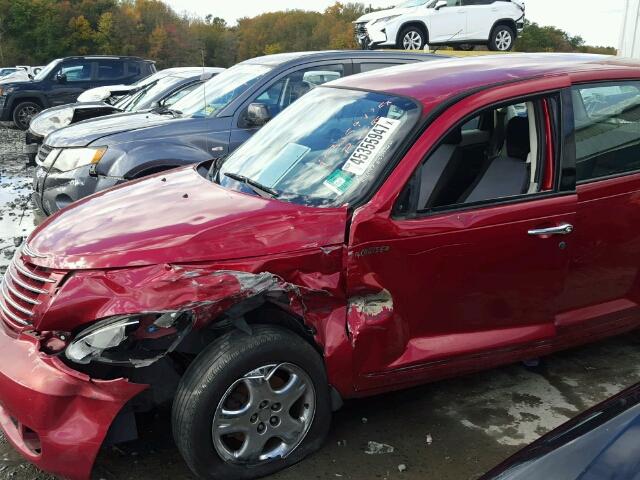 3A4FY48B46T235846 - 2006 CHRYSLER PT CRUISER RED photo 9