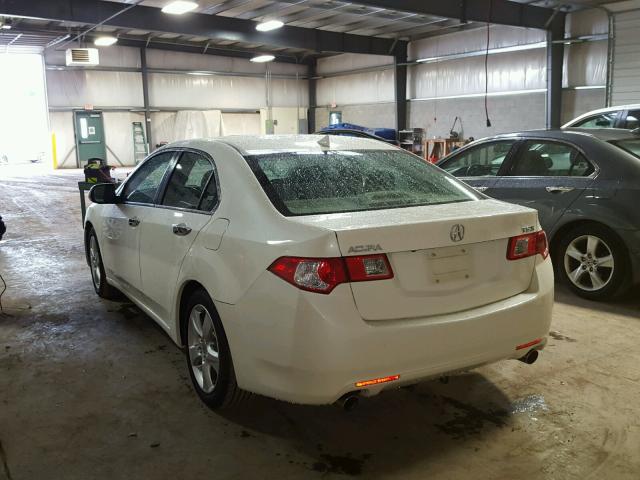 JH4CU26659C029898 - 2009 ACURA TSX WHITE photo 3