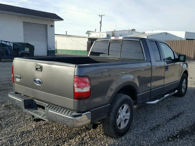 1FTPX12534NA45984 - 2004 FORD F150 GRAY photo 4