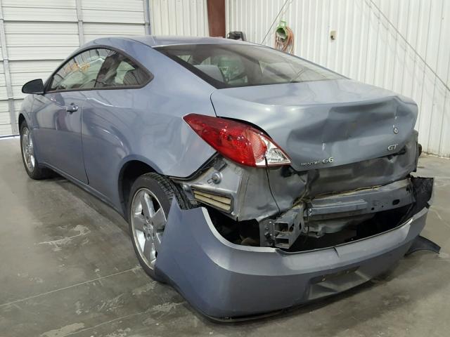 1G2ZH17N874165583 - 2007 PONTIAC G6 GT BLUE photo 3