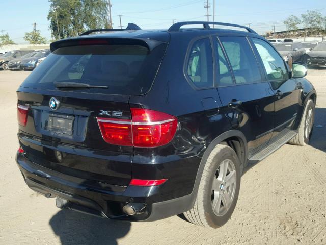 5UXZW0C56BL662484 - 2011 BMW X5 BLACK photo 4