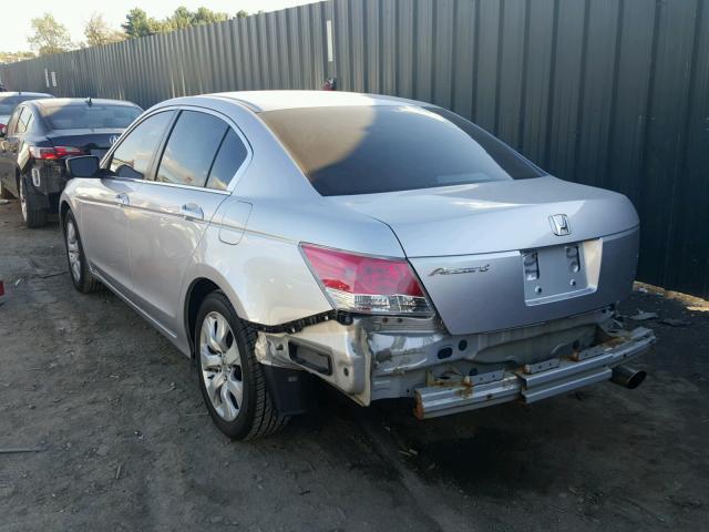 1HGCP2F70AA108883 - 2010 HONDA ACCORD EX SILVER photo 3