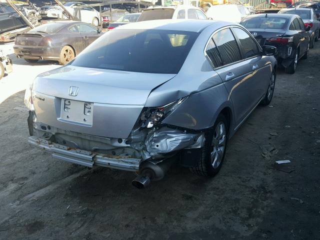 1HGCP2F70AA108883 - 2010 HONDA ACCORD EX SILVER photo 4