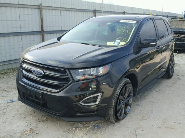 2FMPK3AP7FBC03475 - 2015 FORD EDGE SPORT BLACK photo 2