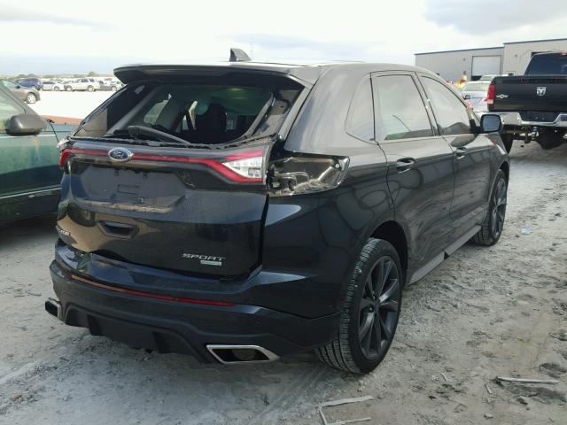 2FMPK3AP7FBC03475 - 2015 FORD EDGE SPORT BLACK photo 4