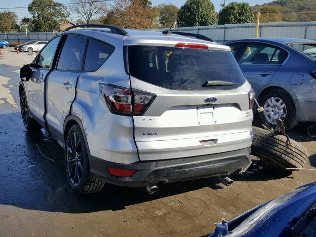 1FMCU0GDXHUA88551 - 2017 FORD ESCAPE SE SILVER photo 3