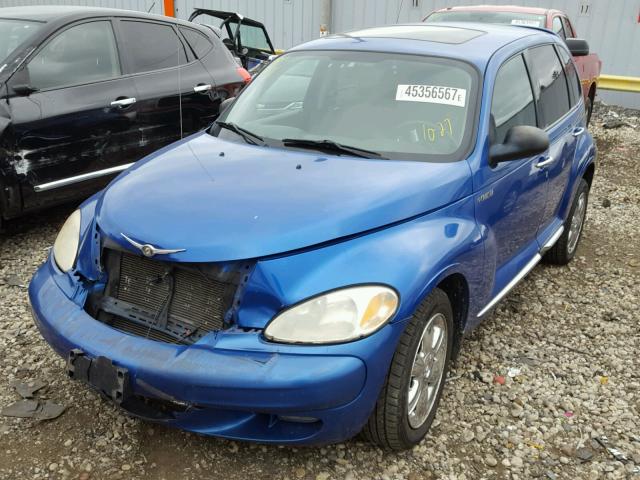 3C8FY68B64T366953 - 2004 CHRYSLER PT CRUISER BLUE photo 2