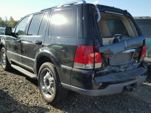 5LMEU68H44ZJ00023 - 2004 LINCOLN AVIATOR BLACK photo 3