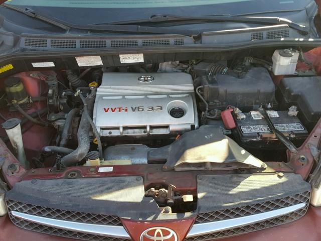 5TDBA22C35S041901 - 2005 TOYOTA SIENNA XLE RED photo 7