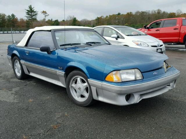 1FACP45EXPF179696 - 1993 FORD MUSTANG GT BLUE photo 1