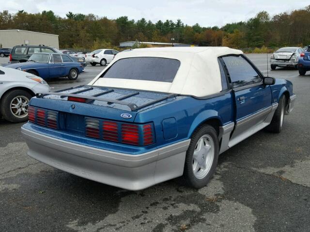 1FACP45EXPF179696 - 1993 FORD MUSTANG GT BLUE photo 4