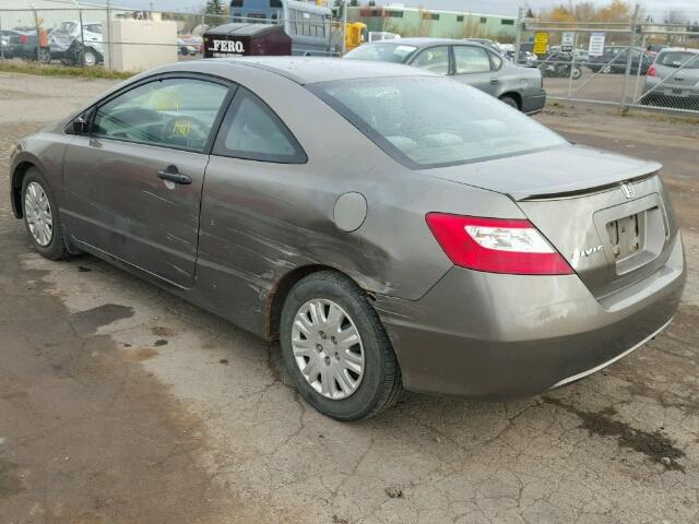 2HGFG12366H006622 - 2006 HONDA CIVIC DX V GRAY photo 3