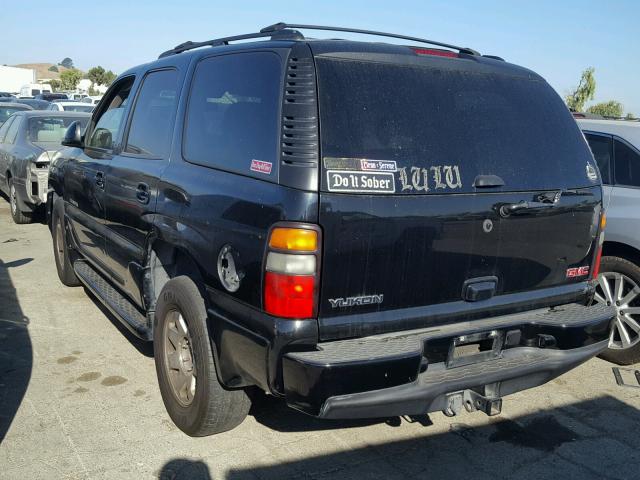 1GKEK63U26J126112 - 2006 GMC YUKON DENA BLACK photo 3