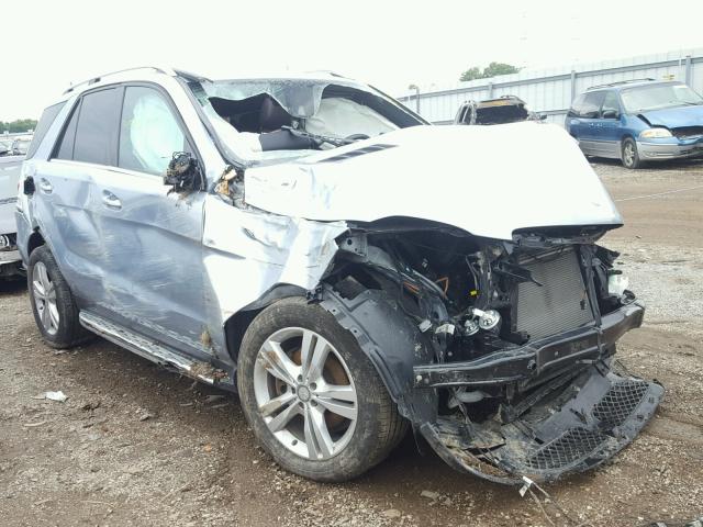 4JGDA5HB7FA580914 - 2015 MERCEDES-BENZ ML 350 4MA BLUE photo 1