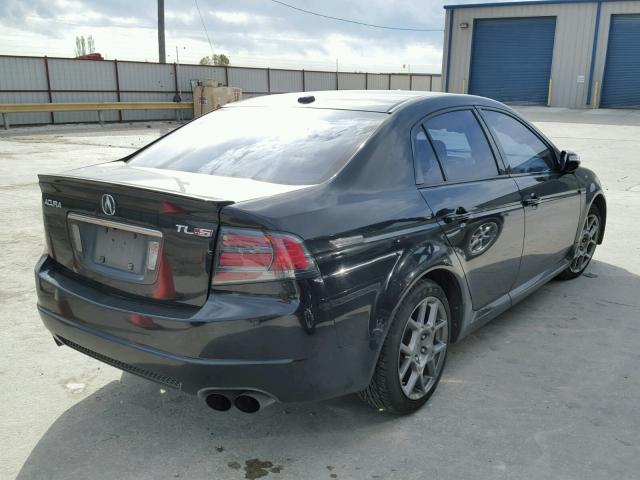 19UUA76548A015523 - 2008 ACURA TL TYPE S BLACK photo 4