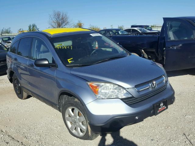 3CZRE48559G705847 - 2009 HONDA CR-V EX BLUE photo 1