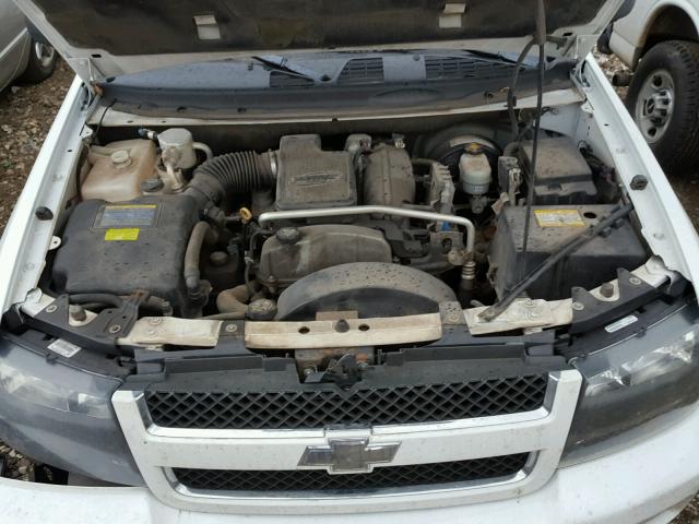 1GNDT13S172239462 - 2007 CHEVROLET TRAILBLAZE WHITE photo 7