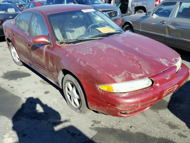 1G3NL52T41C260144 - 2001 OLDSMOBILE ALERO GL RED photo 1