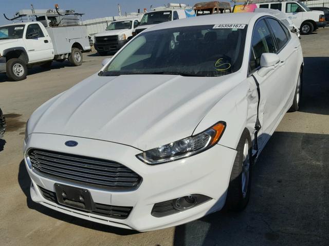 3FA6P0HD2ER235042 - 2014 FORD FUSION SE WHITE photo 2