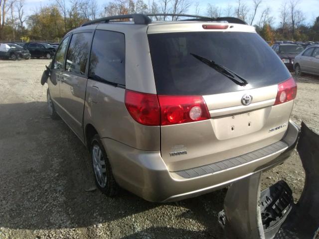 5TDZA23C46S443344 - 2006 TOYOTA SIENNA GOLD photo 3