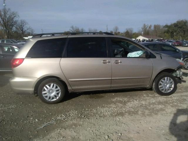 5TDZA23C46S443344 - 2006 TOYOTA SIENNA GOLD photo 9