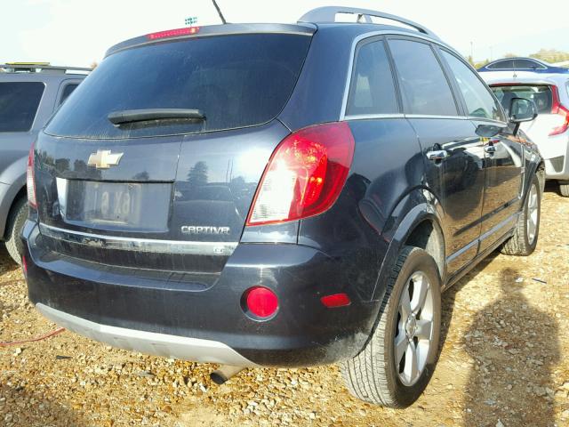 3GNAL3EK9ES654221 - 2014 CHEVROLET CAPTIVA LT BLUE photo 4