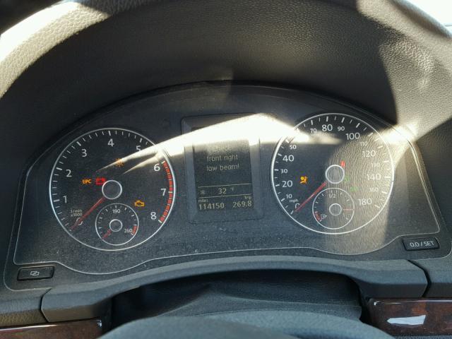 WVWFA7AH6AV011366 - 2010 VOLKSWAGEN EOS LUX 黑色 照片 8