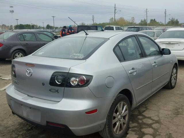 JM1BK32F781880125 - 2008 MAZDA 3 I SILVER photo 4