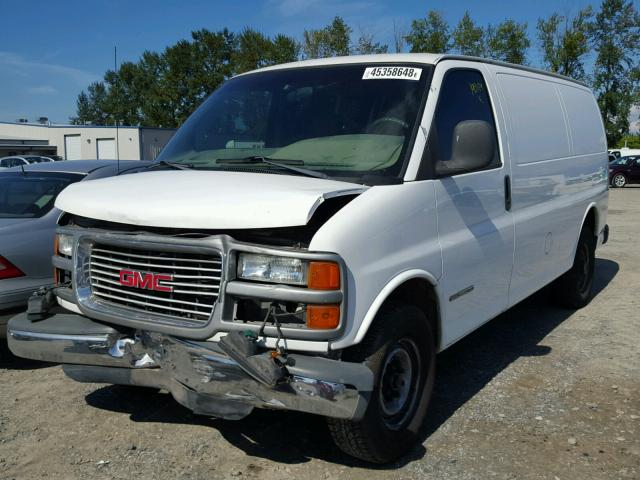 1GTHG35R711192116 - 2001 GMC SAVANA G35 WHITE photo 2