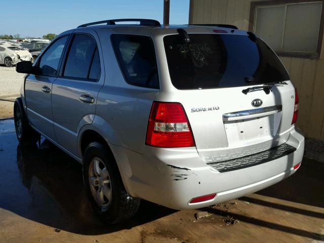 KNDJD735785856726 - 2008 KIA SORENTO EX SILVER photo 3