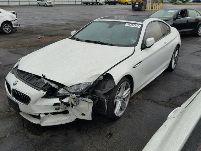 WBALW3C5XDC892375 - 2013 BMW 640 I WHITE photo 2