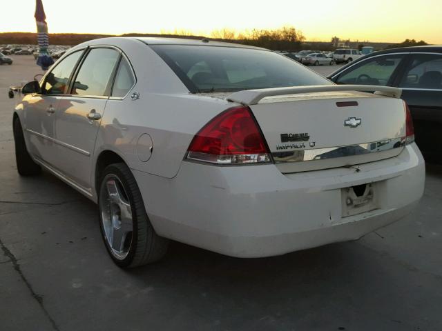 2G1WT55N179252867 - 2007 CHEVROLET IMPALA LT WHITE photo 3