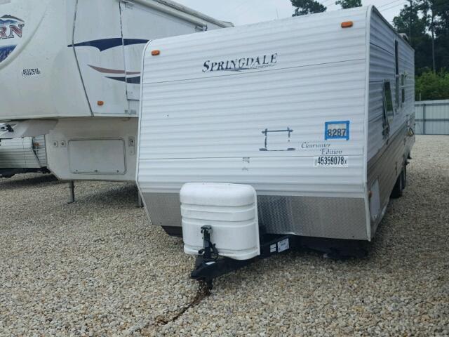 4YDT260275N122762 - 2005 CABIN TRAILER SPRINGDALE WHITE photo 2