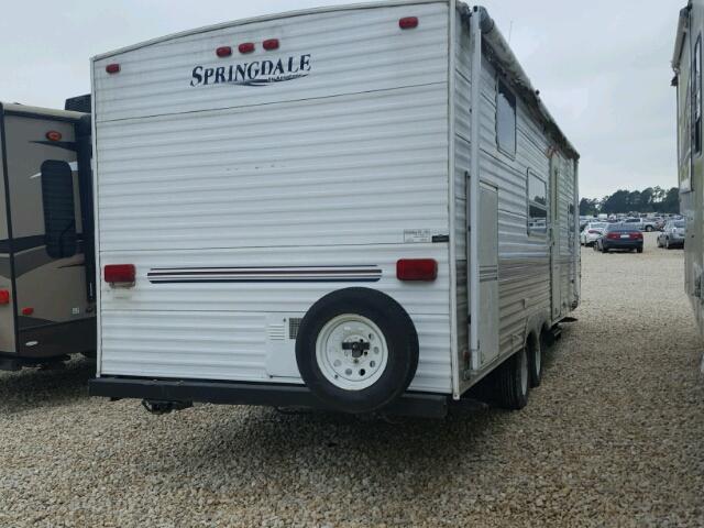 4YDT260275N122762 - 2005 CABIN TRAILER SPRINGDALE WHITE photo 4