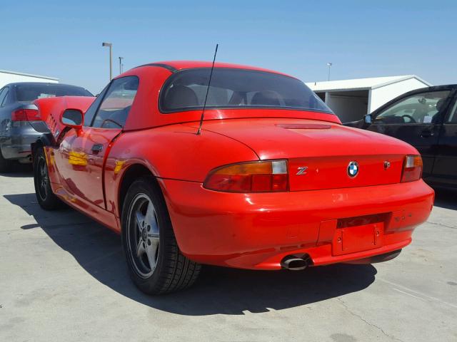 4USCH7327VLB83105 - 1997 BMW Z3 1.9 RED photo 3