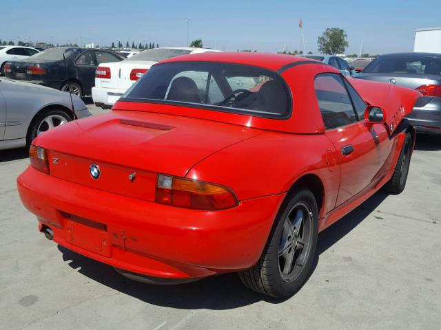 4USCH7327VLB83105 - 1997 BMW Z3 1.9 RED photo 4