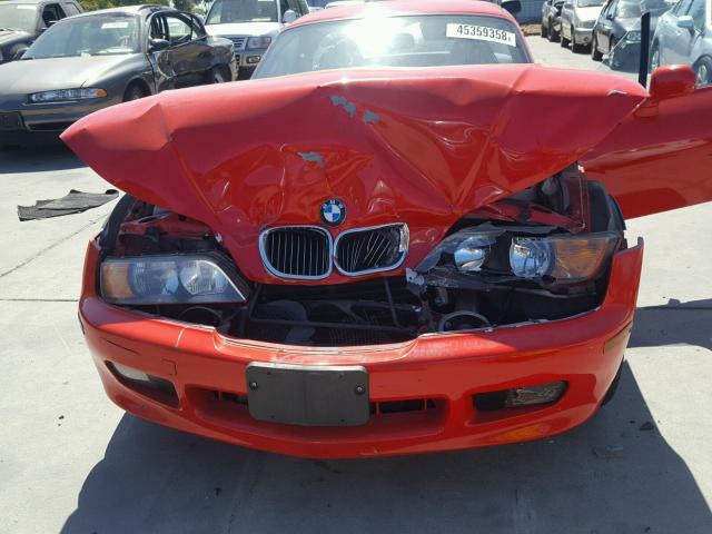 4USCH7327VLB83105 - 1997 BMW Z3 1.9 RED photo 7