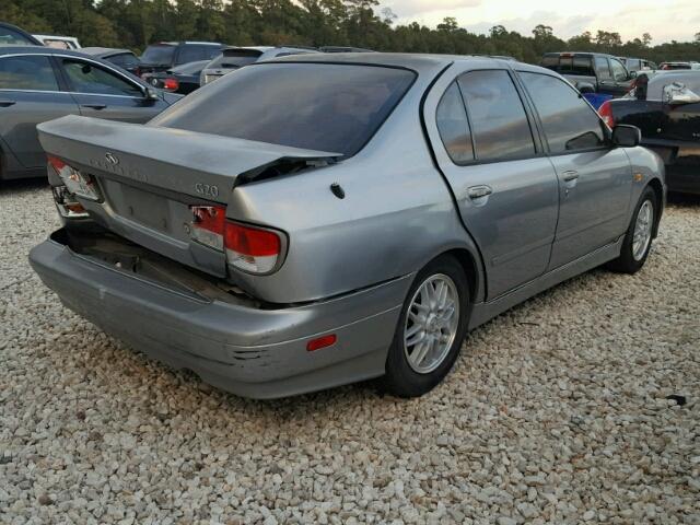 JNKCP11A4XT015419 - 1999 INFINITI G20 GRAY photo 4