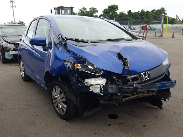 3HGGK5H53FM768651 - 2015 HONDA FIT LX BLUE photo 1