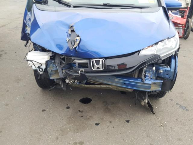 3HGGK5H53FM768651 - 2015 HONDA FIT LX BLUE photo 7