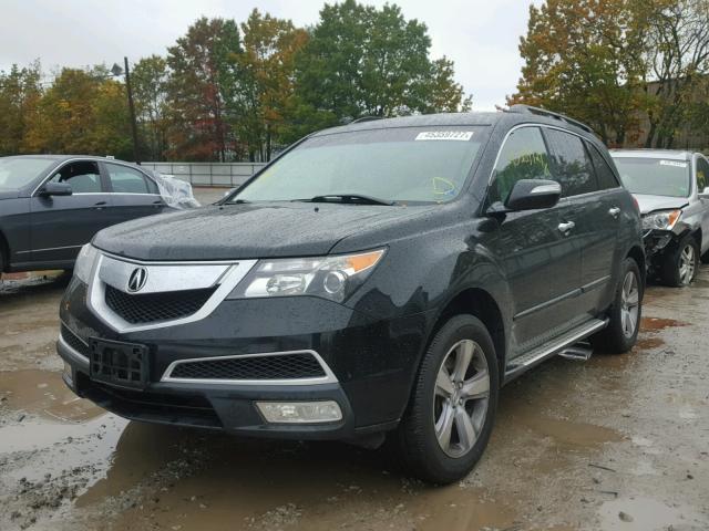 2HNYD2H61BH544561 - 2011 ACURA MDX TECHNO BLACK photo 2