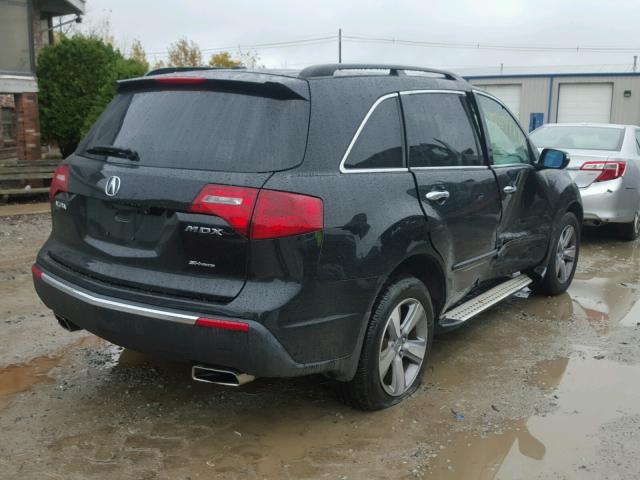 2HNYD2H61BH544561 - 2011 ACURA MDX TECHNO BLACK photo 4