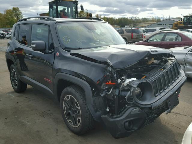 ZACCJBCBXHPF26936 - 2017 JEEP RENEGADE T BLACK photo 1