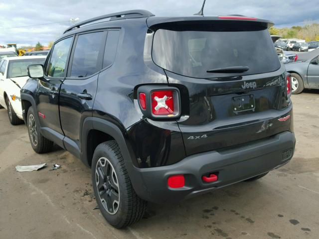 ZACCJBCBXHPF26936 - 2017 JEEP RENEGADE T BLACK photo 3