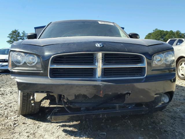 2B3KA53H78H107981 - 2008 DODGE CHARGER R/ BLACK photo 9