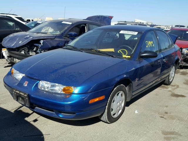 1G8ZH52872Z179095 - 2002 SATURN SL1 BLUE photo 2