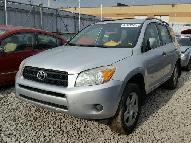 JTMBD33V386076990 - 2008 TOYOTA RAV4 SILVER photo 2