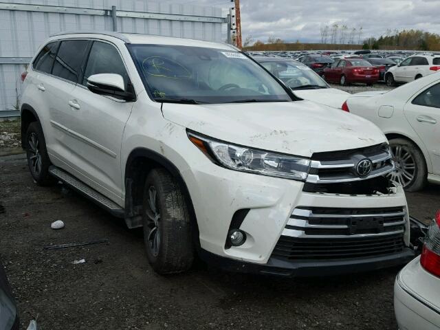 5TDJZRFH7HS513248 - 2017 TOYOTA HIGHLANDER WHITE photo 1