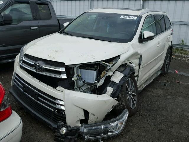 5TDJZRFH7HS513248 - 2017 TOYOTA HIGHLANDER WHITE photo 2